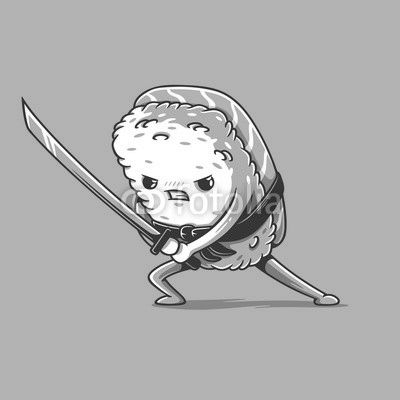 Samurai sushi series: Salmon