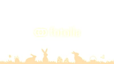 Silhouette Ostern Wiese