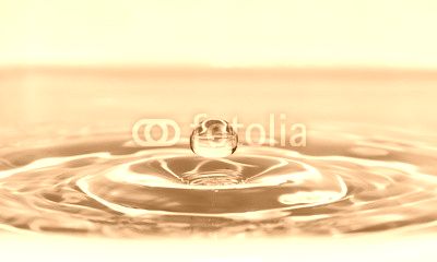 Drop in water