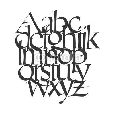 Calligraphie romaines.