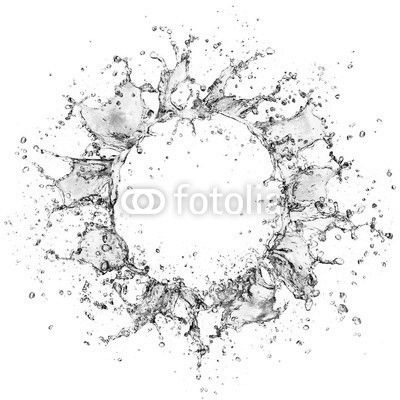 Circle Of Splashing Water