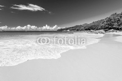 Beautiful beach at Seychelles