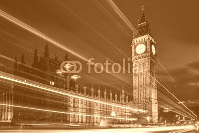 Big ben y parlamento de Londres en la noche