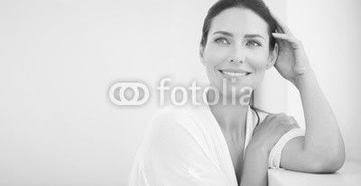Beautiful Woman At Window