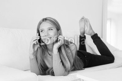 Young woman using mobile phone