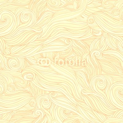 Seamless abstract pattern, tangle wavy hair background