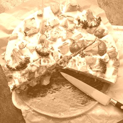 Quiche mit Gemüse und Kürbis