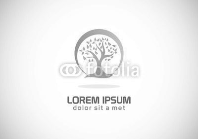 tree nature ecology logo