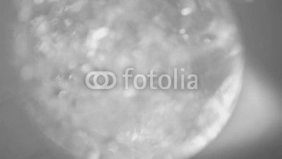 Glass of clean water with ice cubes. Pack