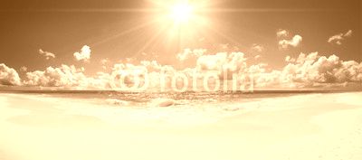 tropical beach and sea - landscape