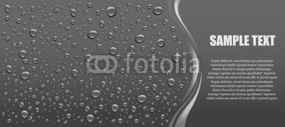 blue water drops background