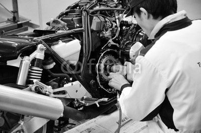 オートバイの整備