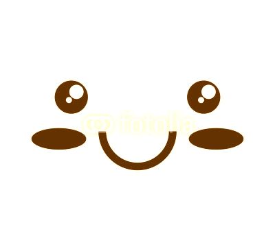 face kawaii style icon vector illustration design