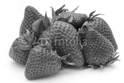 Strawberry isolated on white background. Fresh berry.
