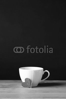  Coffee cup with small red heart