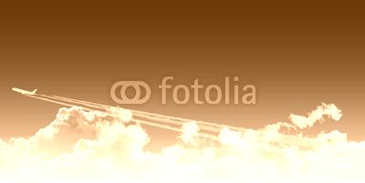 飛行機　ジェット機　空　背景