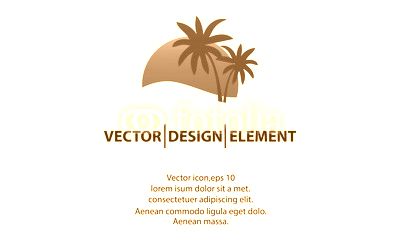 sun and palm logo
