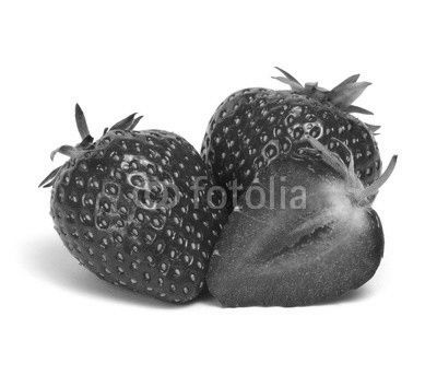 Fresh strawberry isolated on white