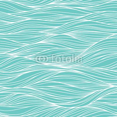 Vector seamless abstract pattern, waves