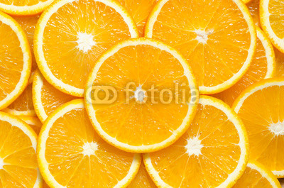 Orange slices background