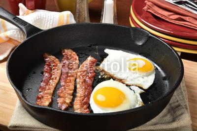 Bacon and eggs