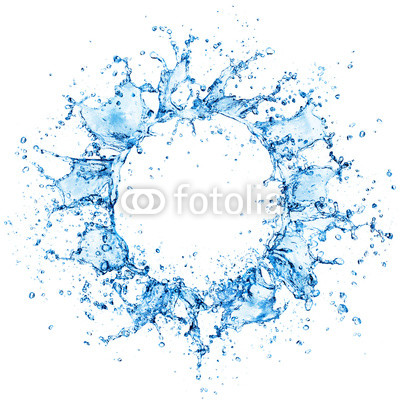 Circle Of Splashing Water