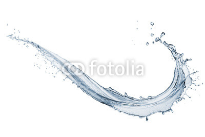 splashing water