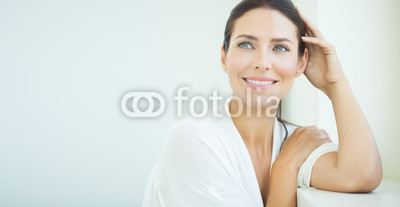 Beautiful Woman At Window