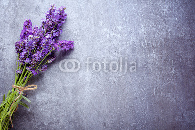 lavender on stone