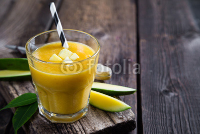 Fresh mango smoothie
