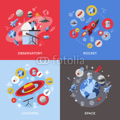 Four Space Icon Set