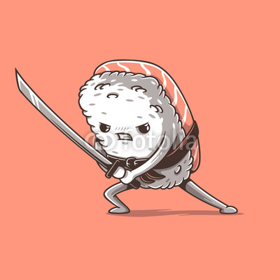 Samurai sushi series: Salmon