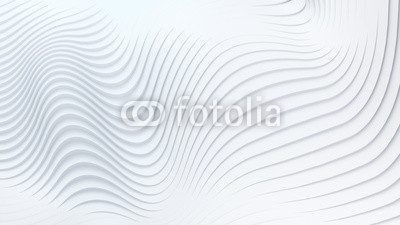 Wave band abstract background surface 3d rendering