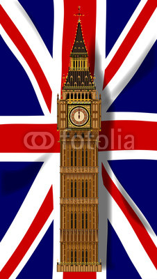 Union Jack Flag with Big Ben