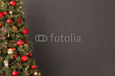 Red and golden tree