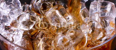 Beverage with ice