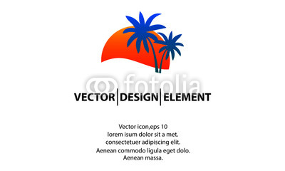 sun and palm logo