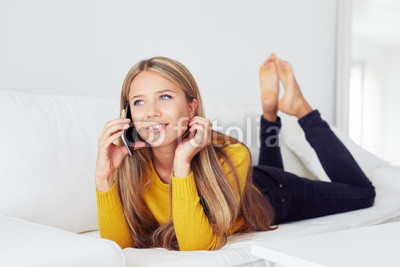 Young woman using mobile phone