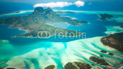 Bora-Bora vue du ciel