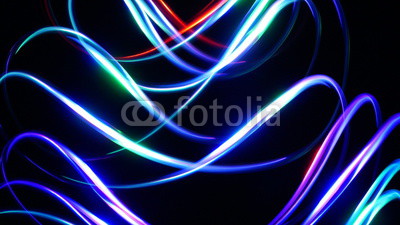 Lichter fotografiert mit langer Belichtung