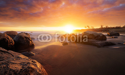 Plage de la Réunion.