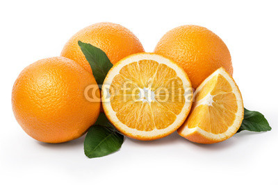 Orange fruit isolated
