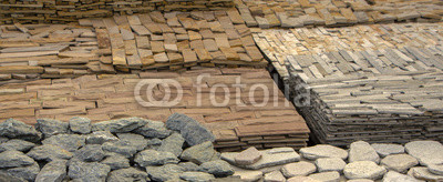 slate on a pallet, natural stone cladding, sandstone