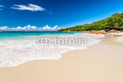 Beautiful beach at Seychelles