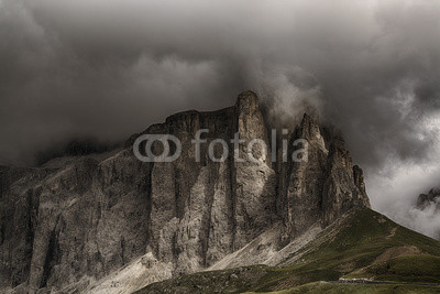Clouds over the mountains