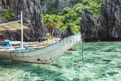 Beautiful tropical scenery in El Nido, Palawan, Philippines