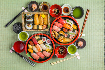 一般的な寿司　General sushi of the Japanese style
