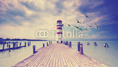 Steg zum Leuchtturm
