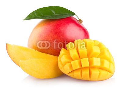 mango fruit isolated on white background
