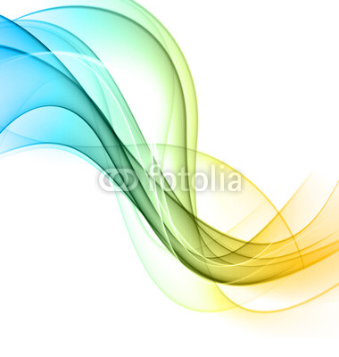 Abstract color wavy background.